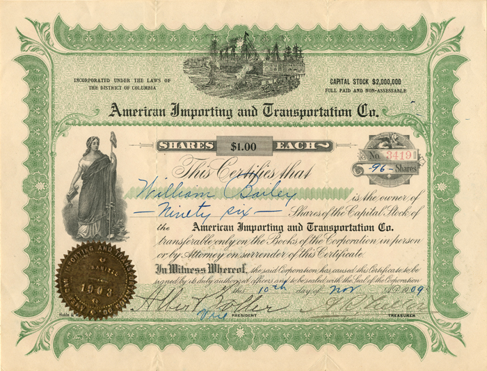 American Importing and Transportation Co.